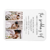 ミニマリスト モダン シンプル ウェディング マグネット (横)