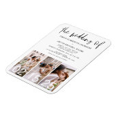 ミニマリスト モダン シンプル ウェディング マグネット (左側)