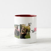 ミニマリスト・モノグラカスタムム・・フォトコラージュ・マザー ツートーンマグカップ (中央)