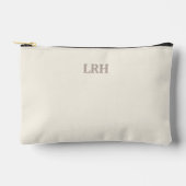 ミニマリスト モノグラム ブライズメイド メイク ポーチ (正面)