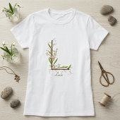 ミニマリスト モノグラム L: 自然のささやき Tシャツ