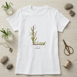 ミニマリスト モノグラム L: 自然のささやき Tシャツ