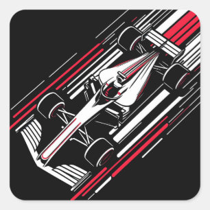 ミニマリスト モータースポーツ フォーミュラ レースカー スピードライン スクエアシール