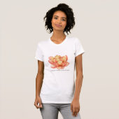 ミニマリスト ラインアート 女性 | インスピレーションの引用句 Tシャツ (正面フル)