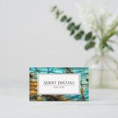 ミニマリスト・ラブラドーライト 名刺 (スタンド正面)