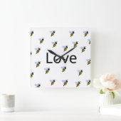 ミニマリスト ラブ ウォール クロック - ロマンチック モダン デザイン (ホーム)