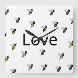 ミニマリスト ラブ ウォール クロック - ロマンチック モダン デザイン