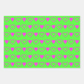 ミニマリスト·ラブ·バレンタイン·デー·ハート ラッピングペーパーシート (正面2)