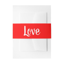 ミニマリスト·ラブ·レッド·ホワ結婚イトエレガントモダンズ