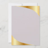 ミニマリスト ラベンダー 招待状, 洗練されたイベント ステーショナリー 招待状 (裏面)