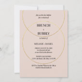 ミニマリスト リング リハーサル ディナー 招待状 (正面)