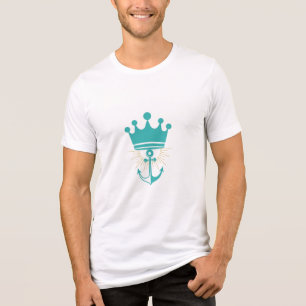 ミニマリスト リヴィエラ ヨット クラブ ロゴ プレミアム トライブレンドＴシャツ