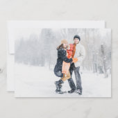 ミニマリスト レトロ タイプライター 2 枚の写真 クリスマス (裏面)