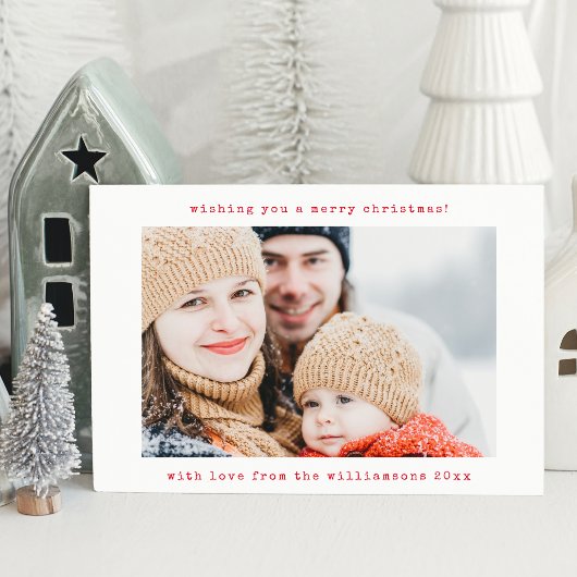 ミニマリスト レトロ タイプライター 2 枚の写真 クリスマス