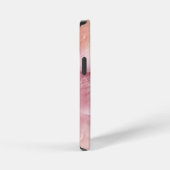 ミニマリスト ローズペタルテクスチャー iPhoneケース iPhone 12 Miniケース (右側面)