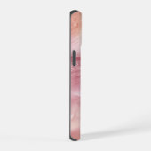 ミニマリスト ローズペタルテクスチャー iPhoneケース iPhone 15ケース (右側面)