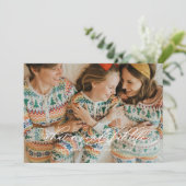 ミニマリスト ワンダフル ライフ カリグラフィー ホワイト シーズンカード (スタンド正面)