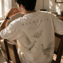 ミニマリスト・ワンダラー・エステティック・ダブ・オーバーサイズ Tシャツ