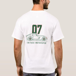 ミニマリスト ヴィンテージ グランプリ No 07 ブロックコア Tシャツ