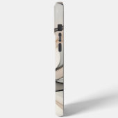 ミニマリスト | 上品な葉と枝のスケッチ Case-Mate iPhoneケース (裏面 / 左)