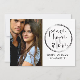 ミニマリスト | 休日 | 平和 希望 愛 | フォト シーズンカード