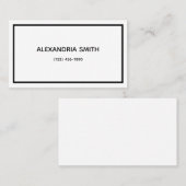 ミニマリスト 名刺 (正面/裏面)