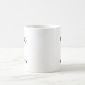 ミニマリスト 名前 飲み物 好み お茶 ミルク 砂糖 コーヒーマグカップ (中央)