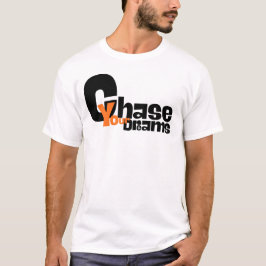 ミニマリスト 夢を追え タイポグラフィ モチベーション Tシャツ