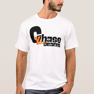 ミニマリスト 夢を追え タイポグラフィ モチベーション Tシャツ