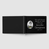 ミニマリスト、尊敬すべき悔やみや弔慰ゲストブック ゲストブック (全面)