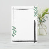 ミニマリスト 招待状 (スタンド正面)