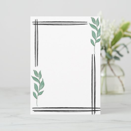 ミニマリスト 招待状 (スタンド正面)