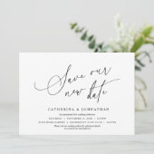 ミニマリスト, 新しい日程を保存, 日程を変更 招待状 (スタンド正面)