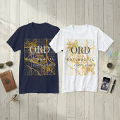 ミニマリスト 旅行 都市 | ORD シカゴ 空港コード Tシャツ