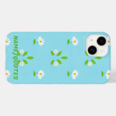 ミニマリスト 春の花柄 Case-Mate iPhoneケース (裏面 (横))