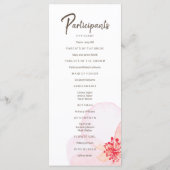 ミニマリスト+水彩フローラ結婚ズ プログラム (裏面)