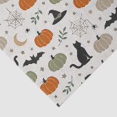 ミニマリスト 猫 かぼちゃ ハロウィン 薄葉紙 (詳細)