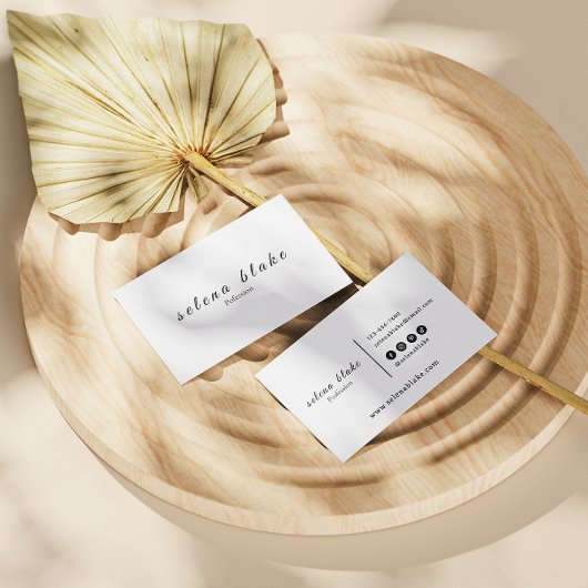 ミニマリスト(白黒) | モダンプロフェッショナル 名刺