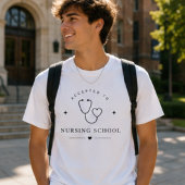ミニマリスト 看護学校に合格 看護師の卵 Tシャツ