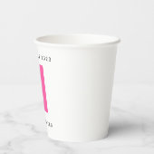 ミニマリスト「砂漠のディスコ」バッハペーパーカップ 紙コップ (裏面)