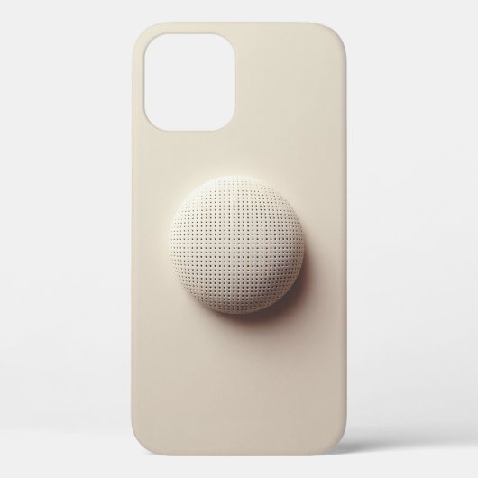 ミニマリスト 穴あき球体 スマホケース - 清潔感 Case-Mate iPhoneケース (裏面)