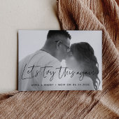 ミニマリスト　結婚式の最新情報 案内状