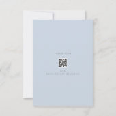 ミニマリスト 結婚式 感謝 ダスキーブルー (裏面)