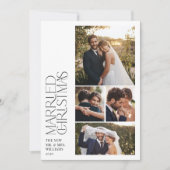 ミニマリスト 結婚 クリスマス 新婚 4枚の写真 (正面)