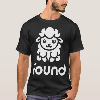ミニマリスト 羊 クリスチャン 詩篇23編 羊飼い Tシャツ