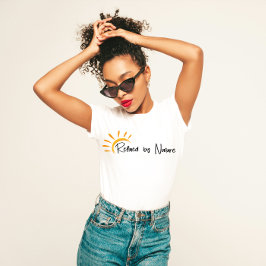 ミニマリスト「自然で洗練された」 Tシャツ