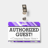 ミニマリスト"認定ゲスト!" バッジ (Back with Clip)