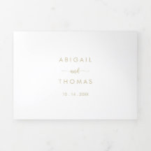 ミニマリスト・金ゴールド・結婚カリグラフィ