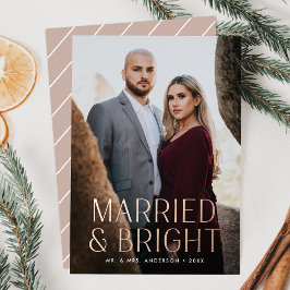 ミニマリスト Married and Bright ダスティローズの写真 箔シーズンカード