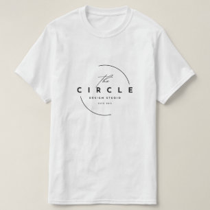 ミニマリスト The Circle Design Studio ロゴ - モダン Tシャツ